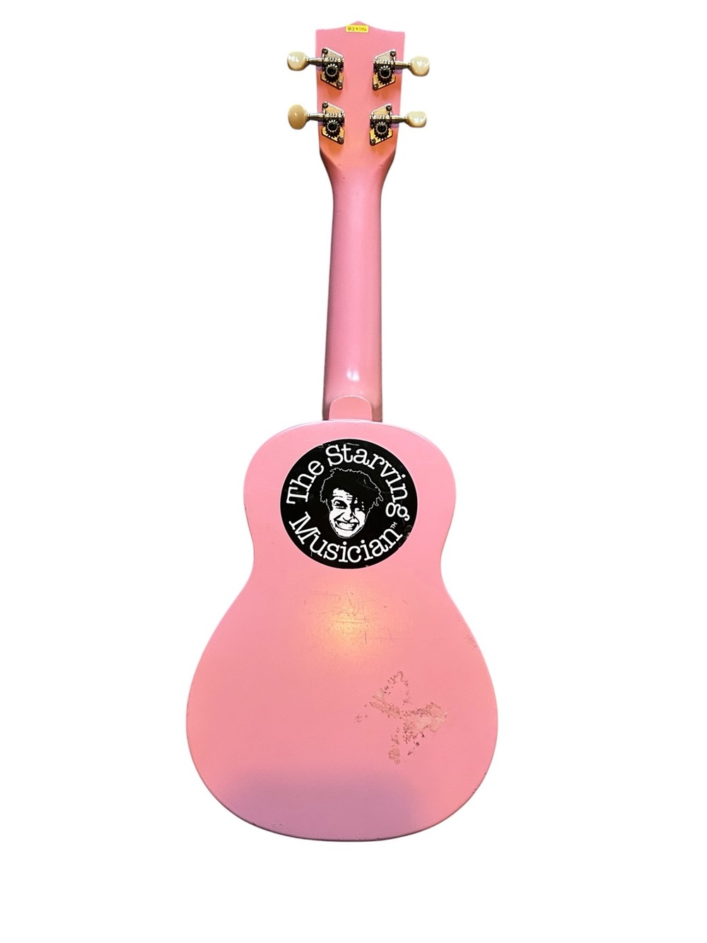 Pink Kala Makala Shark Bridge Soprano Ukulele - Picture 5 of 7